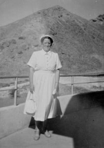 Missionary Grethe Jensen, the Girls' School1950 - 60?