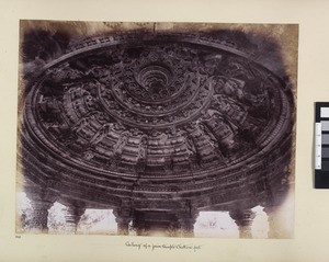 Ceiling of Jain Temple, Chittaurgarh, India, ca.1890