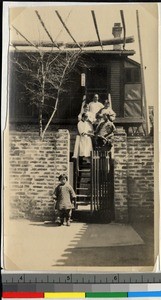 Nurses at Ellen Lavine Graham Hospital, Haizhou, China, ca. 1925-1926