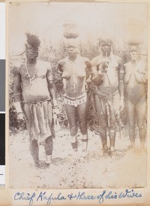 Chief Kafula and three of his wives