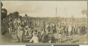 Spectators at sport’s day, Chogoria, Kenya, October 1924