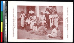 Mission sewing class, Malabar, India, ca.1920-1940