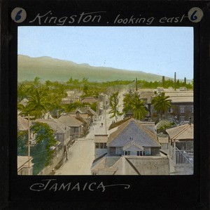 "Kingston looking east, Jamaica", early 20th century