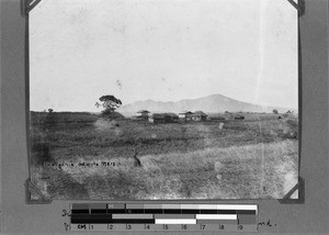 First houses of mission station, Rutenganio, Tanzania, 1894