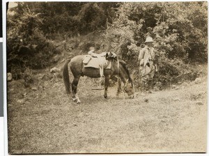 Dietrich Waßmann sen. at the Managasha Mountain, Ethiopia, 1928