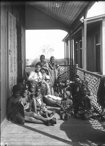 Sewing lesson, Makulane, Mozambique, August 1901