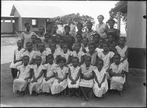 A class of the Agou Boarding School with Misses Dogimont and Boulitrop