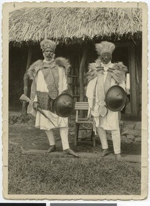 Chiefs with war adornment, Ethiopia, ca.1951-1952?