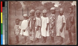 Group of young girls, Bokote, Congo, ca.1920-1940