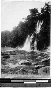 Hiehigen waterfall, Shiobara, Japan, ca. 1920-1940