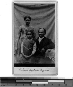 C. Jonas with wife and child, South Africa