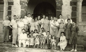 Missionaries of the Société des missions évangéliques de Paris (Paris evangelical missionary society), in Gabon