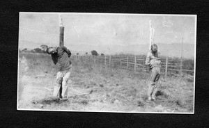 Criminals being punished, Fujian, China, ca.1915-1920