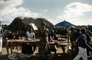 Meat market, Ngaoundéré, Adamaoua, Cameroon, 1953-1968