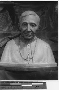 Woodcarved bust of Bp. James A. Walsh at Fushun, China, 1937