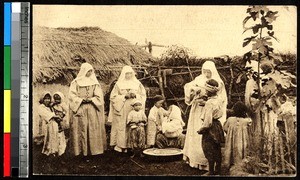 Missionary sisters visiting a Muslim family, Algeria, ca.1920-1940