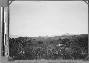 Landscape around mission station, Rungwe, Tanzania, ca. 1898-1914