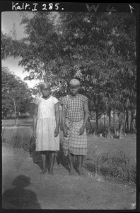 Alda Macuacua with a friend, Mozambique, ca. 1933-1939