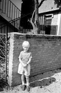 Kathmandu, Nepal, 1991. Rasmus Mundbjerg, son of Teachers at the Norwegian School, Annette and