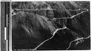 Zig Zag Road to Baguio, Philippines, 1928