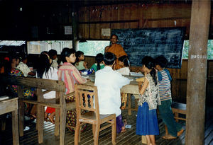 A school in Ratanakiri, Cambodia