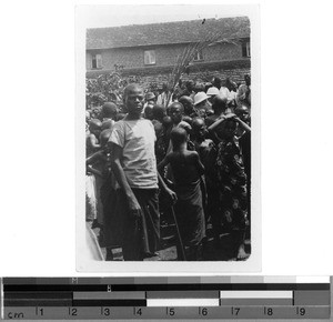 Welcome party at the arrival of brethren Tietzen in Mbozi, Tanzania, 1935