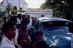 Church visit in Tiruvannamalai