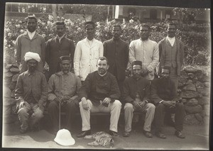 Catechists and pastors. Mission agents Kotari. 1910. (Mr Lechler)