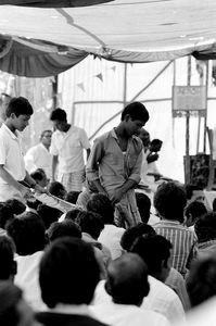 Bangladesh Lutheran Church. From the 10th anniversary of BLC, 13/11/1989. Collection of offerin