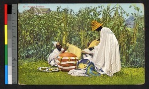 Hausa merchants in a field, Nigeria, ca.1920-1940