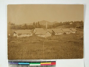 The bath houses, Ranomafana, Antsirabe, Madagascar, ca.1900