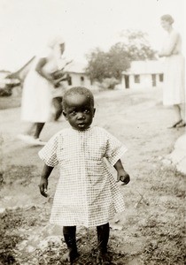 Miriam Wakefield as a small girl, Nigeria, ca. 1925