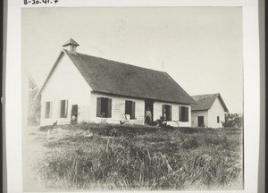 Mission station in Kudat; the chapel with its little tower