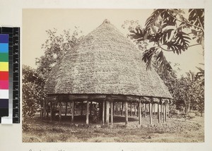 View of chief's house, Samoa