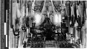 Cathedral interior, Jaro, Philippines, ca. 1920-1940