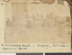 Successful hunt, Dodoma, Tanzania, July-November 1917