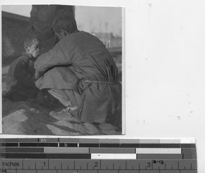 An abandoned boy at Fushun , China, 1928