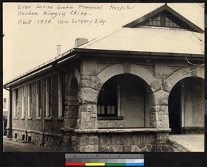 Surgery building of the Ellen Lavine Graham Memorial Hospital, Haizhou, Jiangsu, China, ca.1930