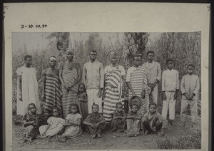 Befreite Sklaven in Kumase (Goldküste) von Miss. Ramseyer aufgenommen