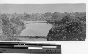 A view from a house at Luoding, China, 1920