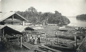 Sawmill of Ngomo, in Gabon