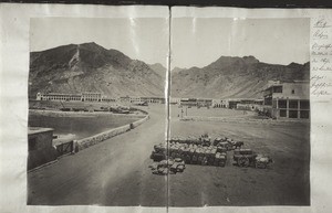 No. 9. Aden, European quarter near the landing-place: guest houses and shops