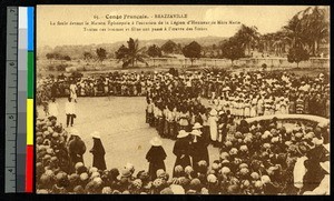 Festival gathering, Brazzaville, Congo, ca.1920-1940