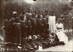 Mission school of Talagouga, in Gabon