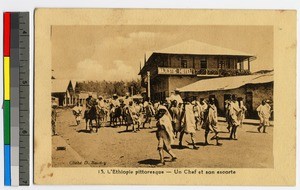 Procession crossing an arid plain, Ethiopia, ca.1935