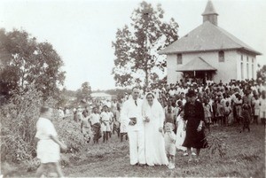 Wedding of the missionary Martin, in Cameroon