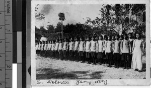 Young novices, Yeung Kong, China, ca. 1930