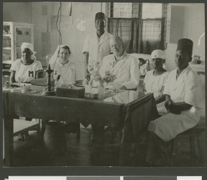 Senior hospital staff, Chogoria, Kenya, ca.1949