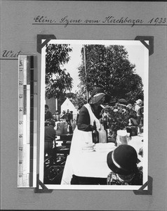 Church bazar in Elim, South Africa, 1933