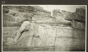 Platform for a throne, Hampi. Part